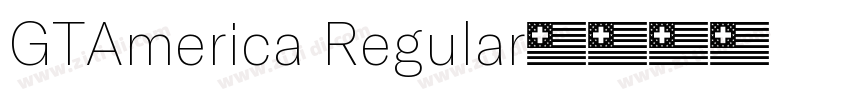 GTAmerica Regular字体转换